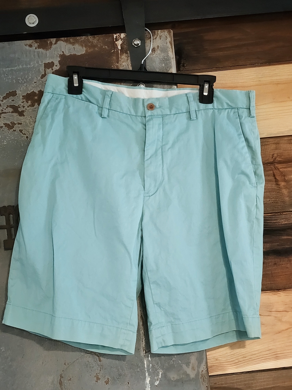 Polo by Ralph Lauren Light Mint Green Flat-Front Golf Shorts